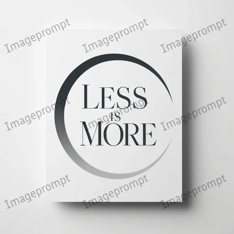 Minimalist Texts And Vector Illustrations