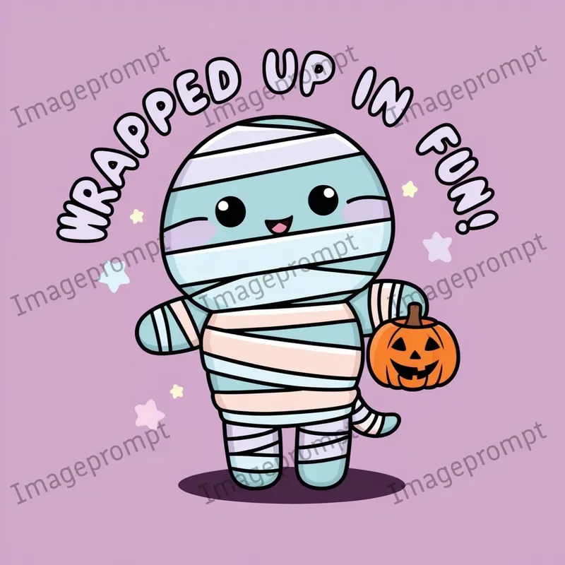 Adorable Kawaii Halloween Monsters