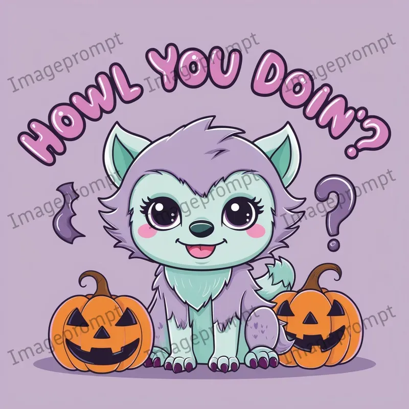 Adorable Kawaii Halloween Monsters