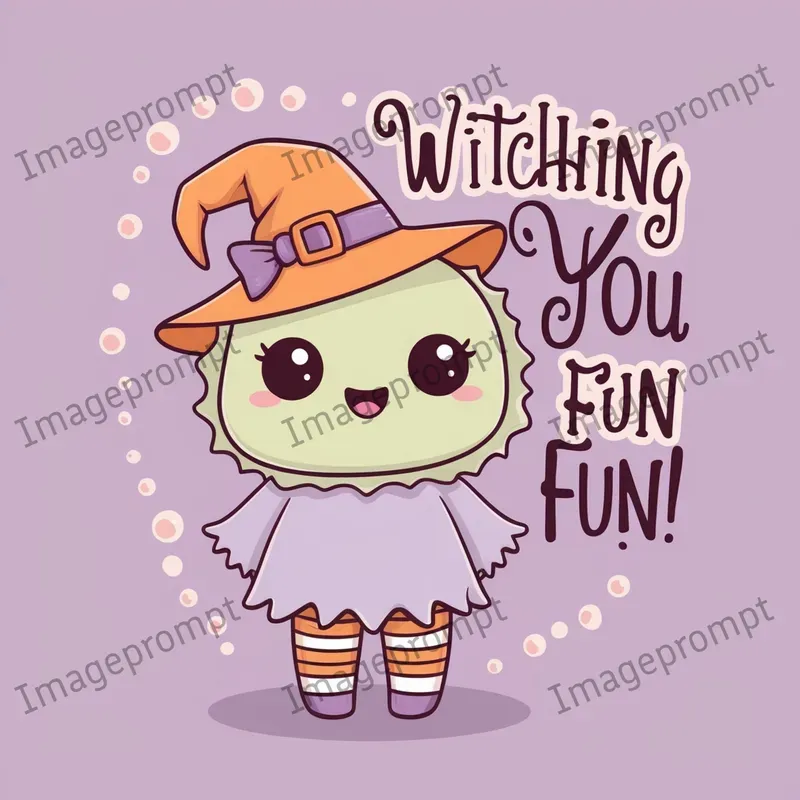 Adorable Kawaii Halloween Monsters
