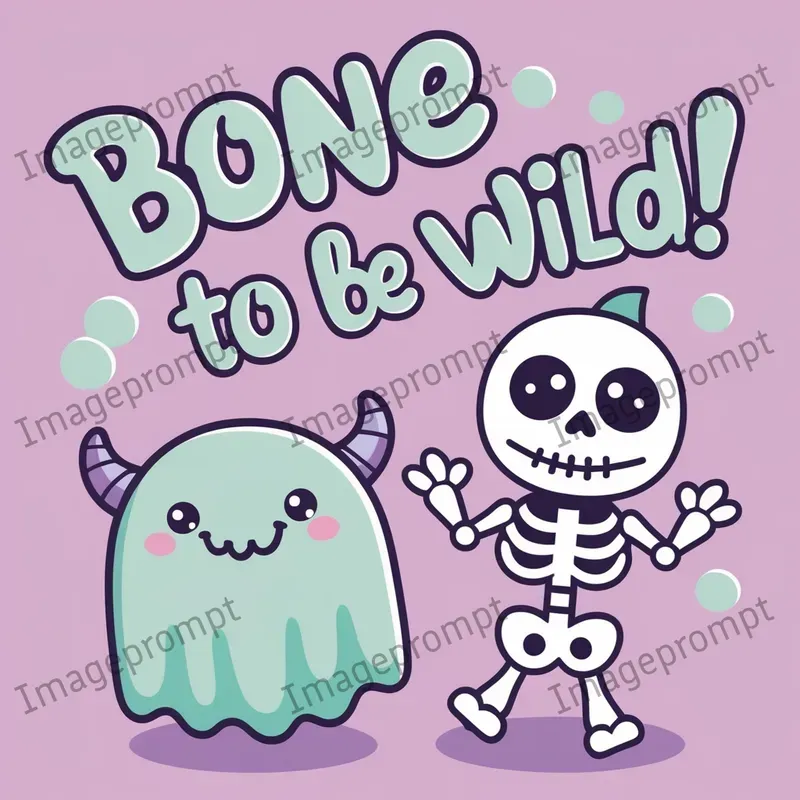 Adorable Kawaii Halloween Monsters
