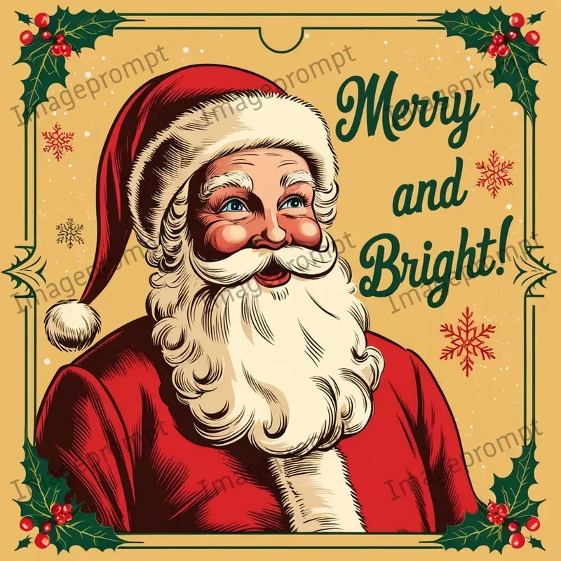 Nostalgic Christmas Vintage Illustrations