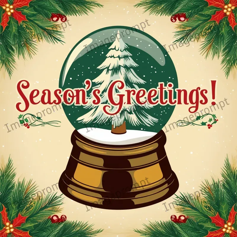 Nostalgic Christmas Vintage Illustrations