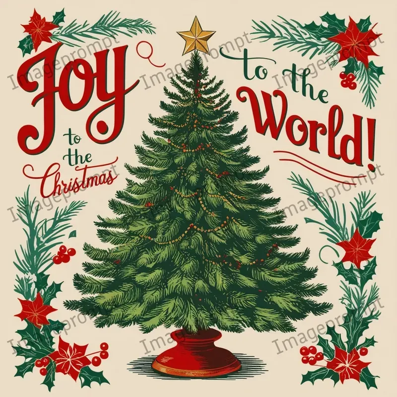 Nostalgic Christmas Vintage Illustrations