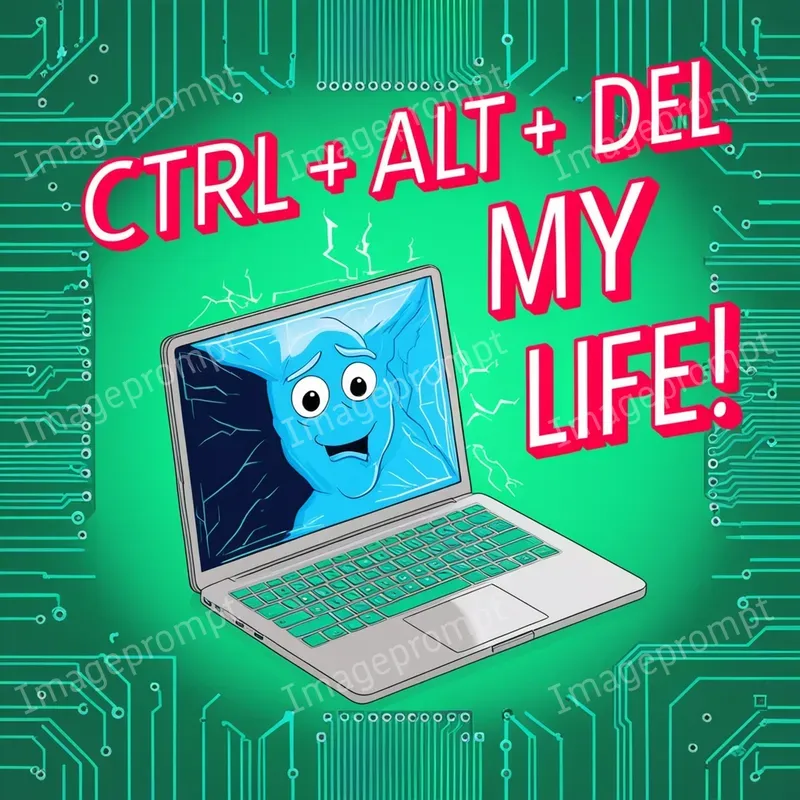 Humorous Tech Meme Illustrations