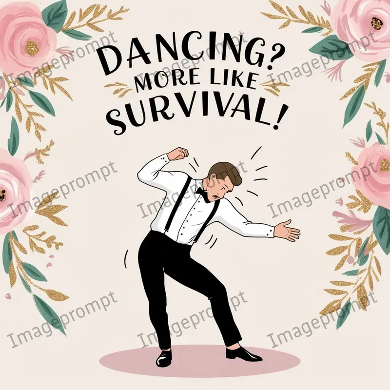 Humorous Wedding Day Meme Illustrations