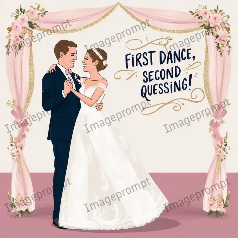 Humorous Wedding Day Meme Illustrations