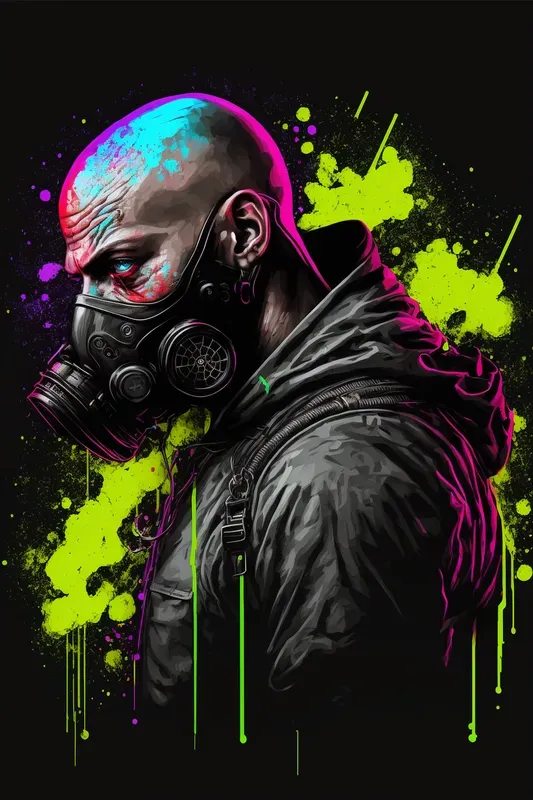 Cyberpunk Man Portraits