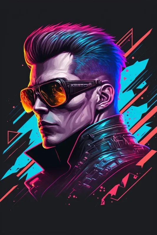 Cyberpunk Man Portraits