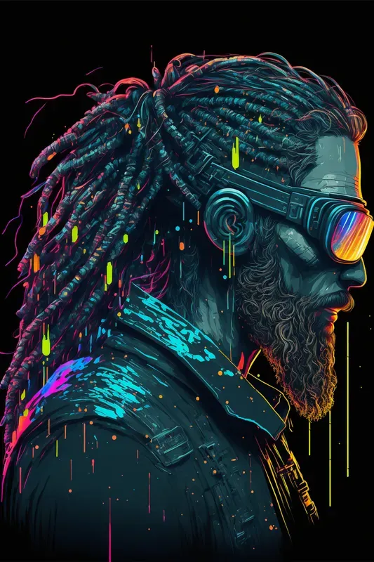 Cyberpunk Man Portraits