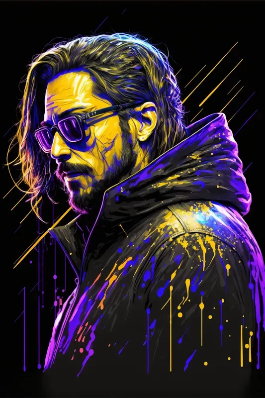 Cyberpunk Man Portraits