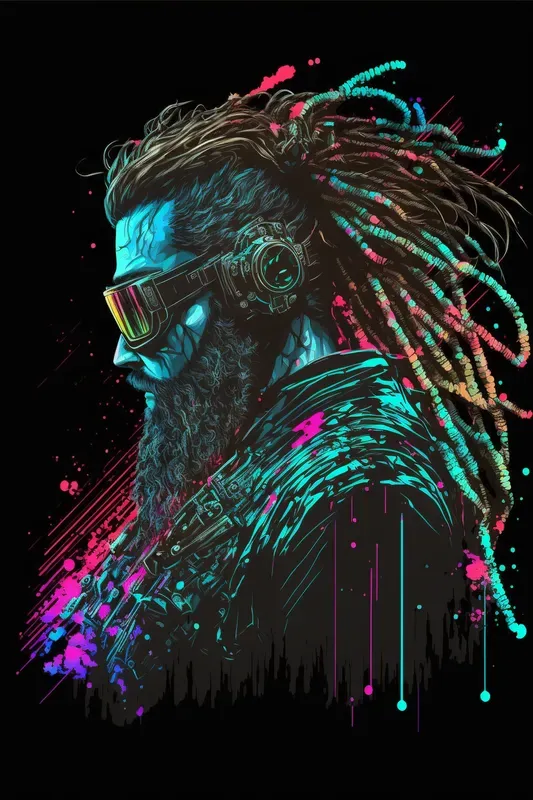 Cyberpunk Man Portraits