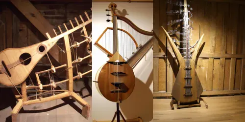 Crazy Stringed Musical Instruments generated by dalle