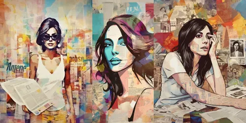 Creative Closeup Portraits generated by midjourney