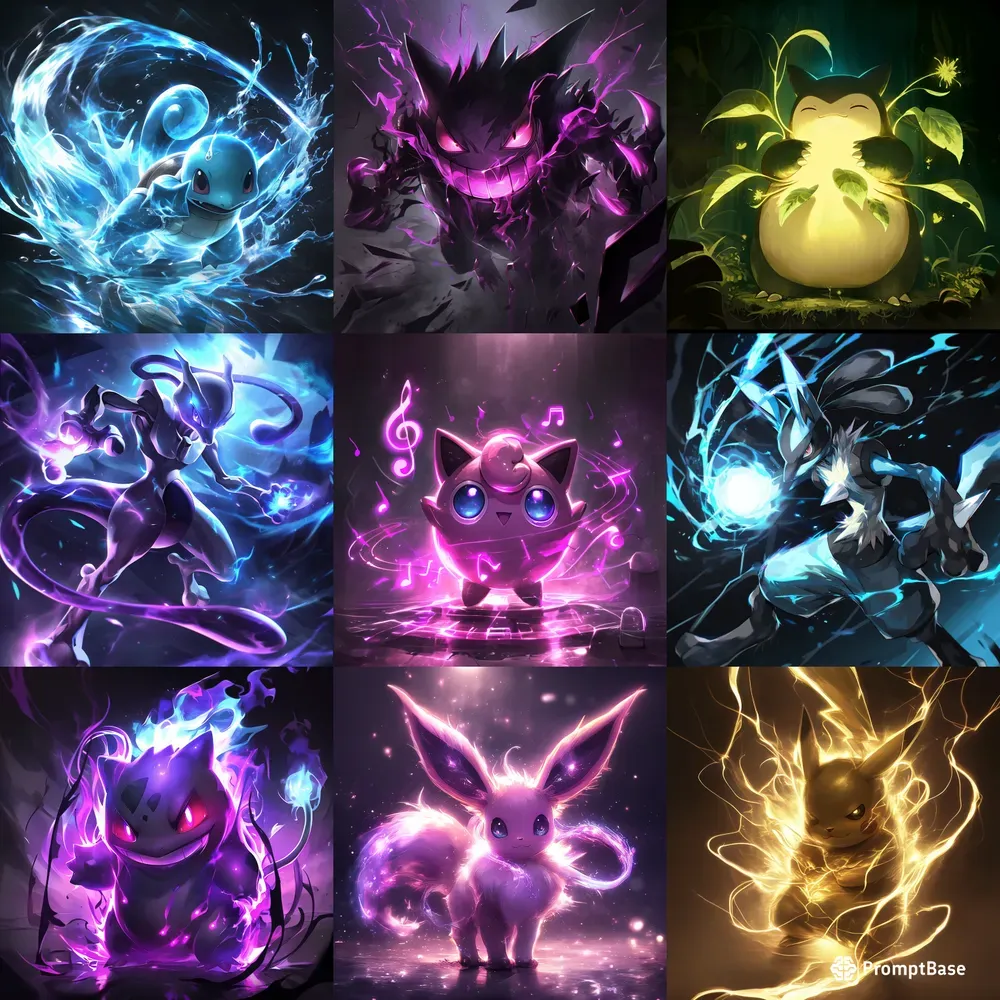 Pokemon Glowing Effects