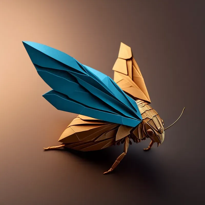 Simplistic Origami Object Designs
