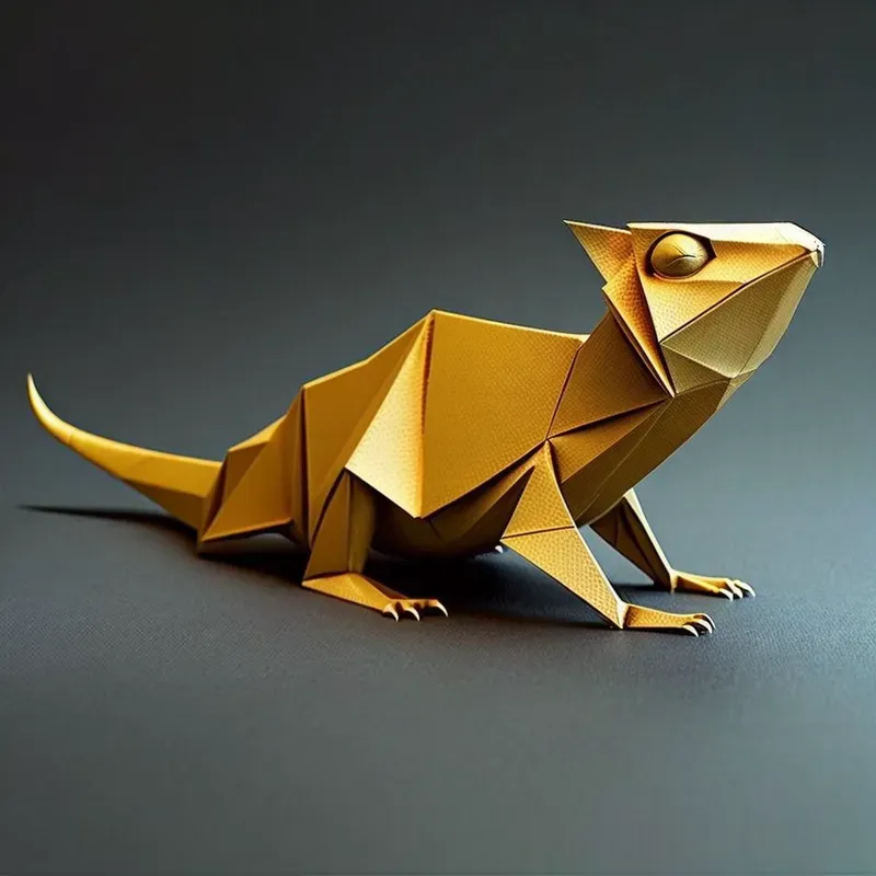 Simplistic Origami Object Designs