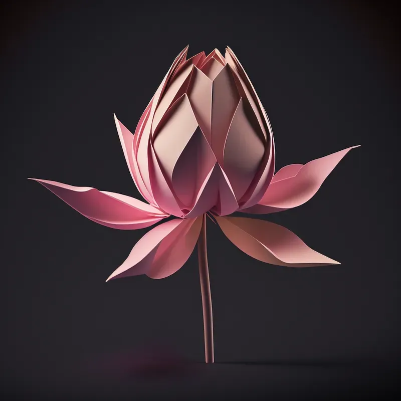 Simplistic Origami Object Designs