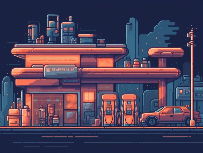 Cute Elevation View Vector Architecture