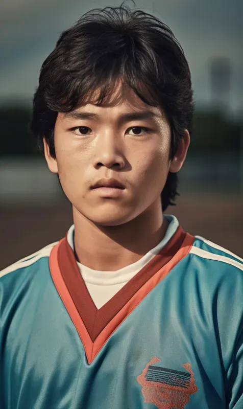 Vintage Portraits Of 80s Soccer Players