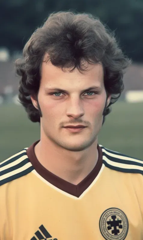 Vintage Portraits Of 80s Soccer Players