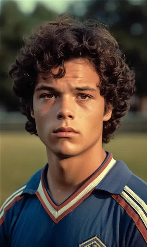 Vintage Portraits Of 80s Soccer Players