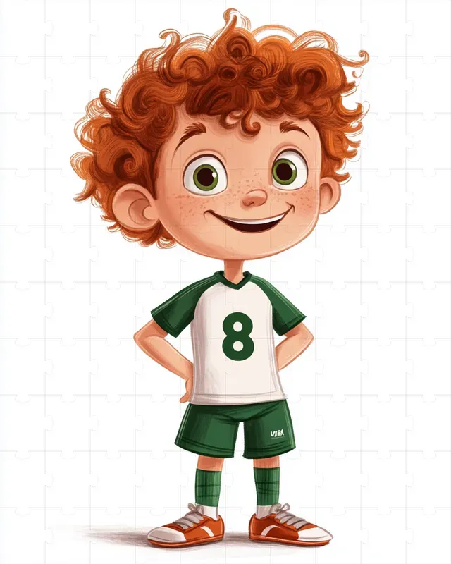 Happy Character Cartoon Illustrations