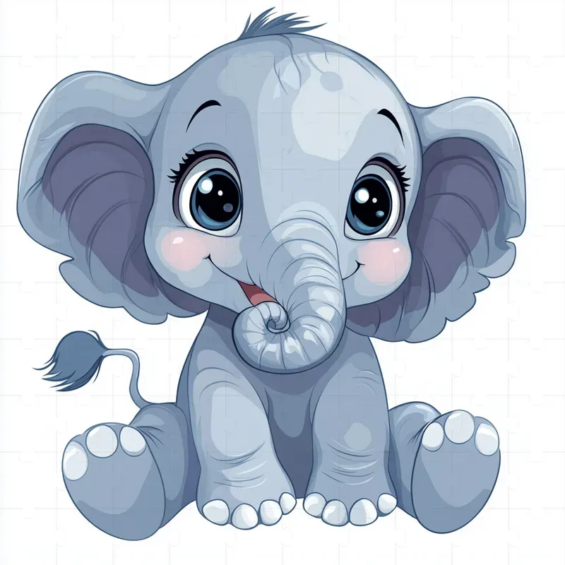 Cartoon Smiling Animals