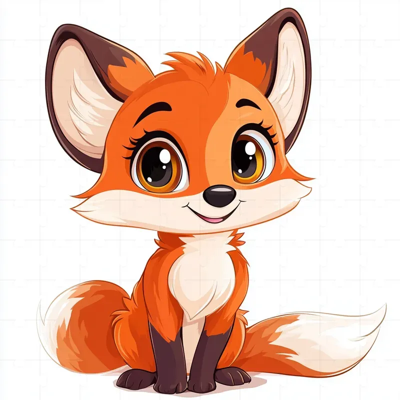 Cartoon Smiling Animals