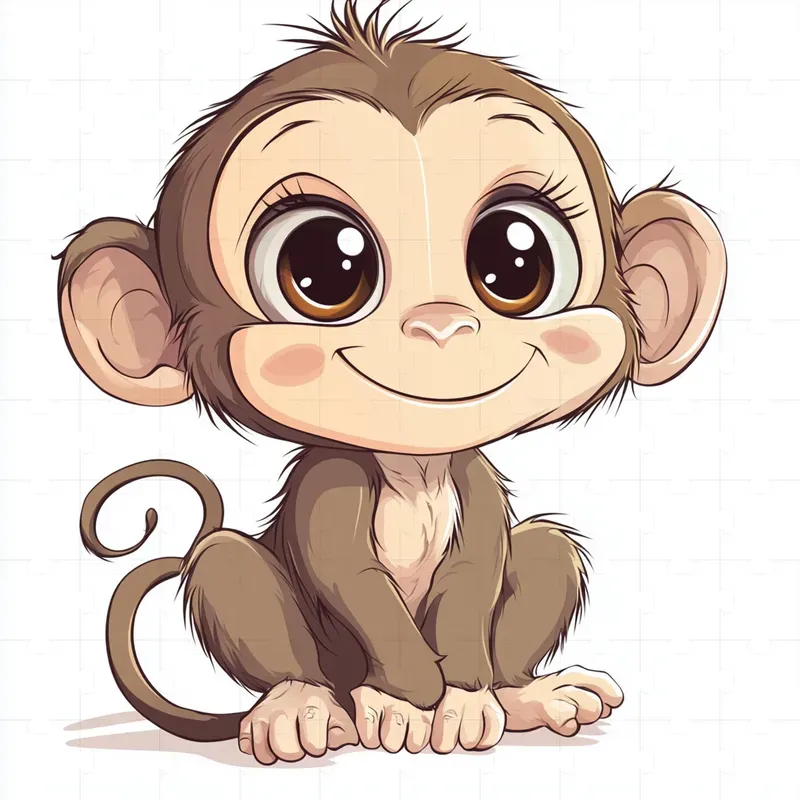 Cartoon Smiling Animals