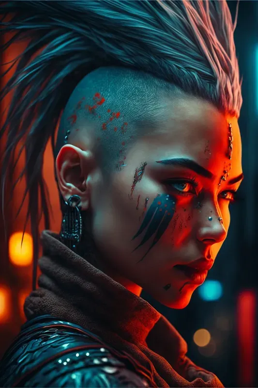 Cyberpunk Women Avatars