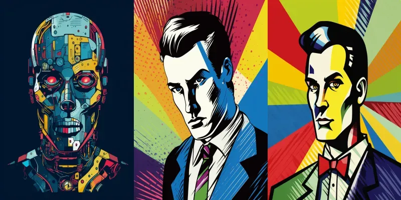 Abstract Portrait Artworks generated by undefined