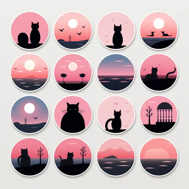Minimalist Stickers