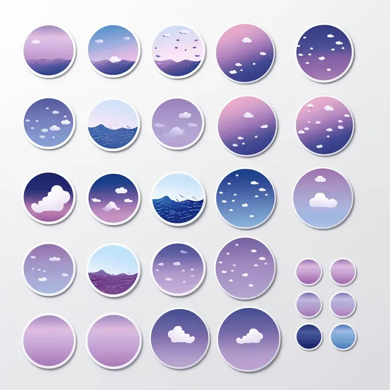 Minimalist Stickers