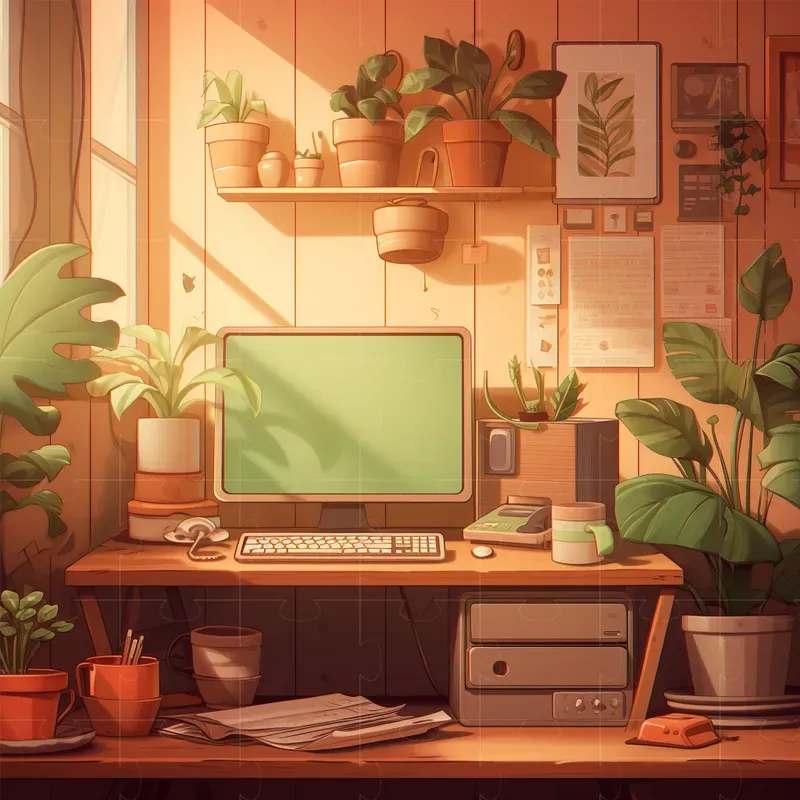 Cozy Lofi Workspaces