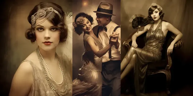 Vintage Portraits 1920s Editions generated by undefined