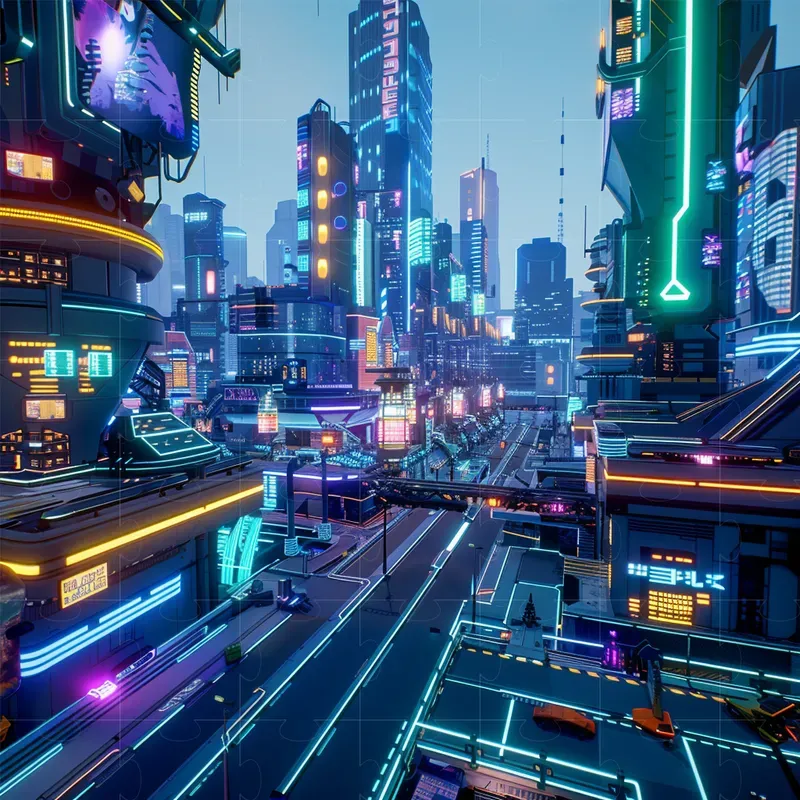 Cyberpunk Cityscapes