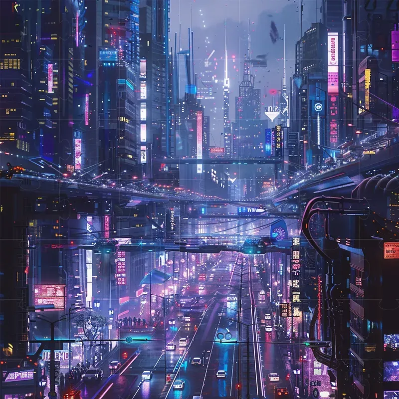 Cyberpunk Cityscapes
