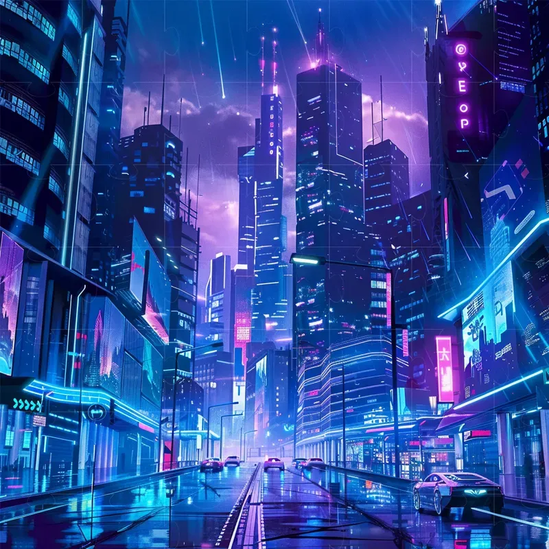 Cyberpunk Cityscapes