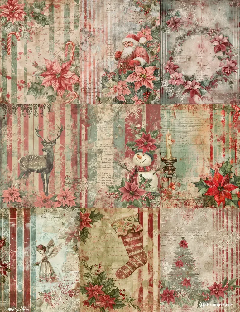 Vintage Christmas Junk Journals