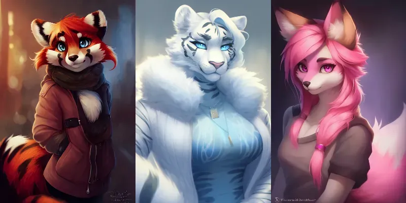 Furry Digital Art generated by undefined
