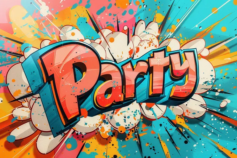 Comic Book Sound Effect Text Style