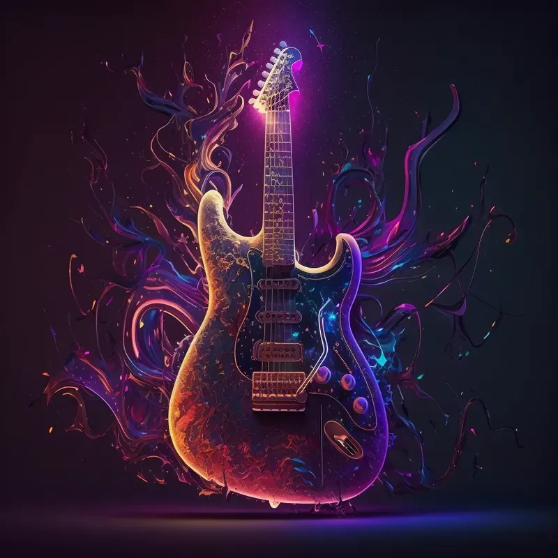 Neon Light Glowing Art