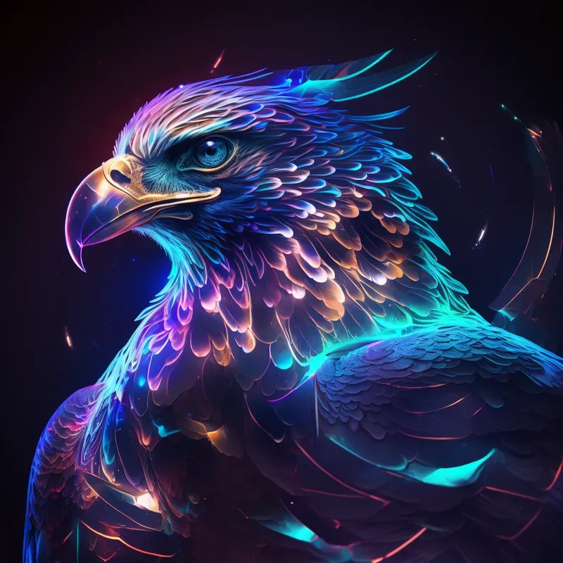 Neon Light Glowing Art