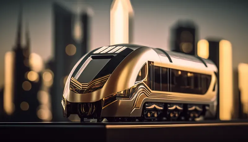 Futuristic Transport Vehicles In Cities