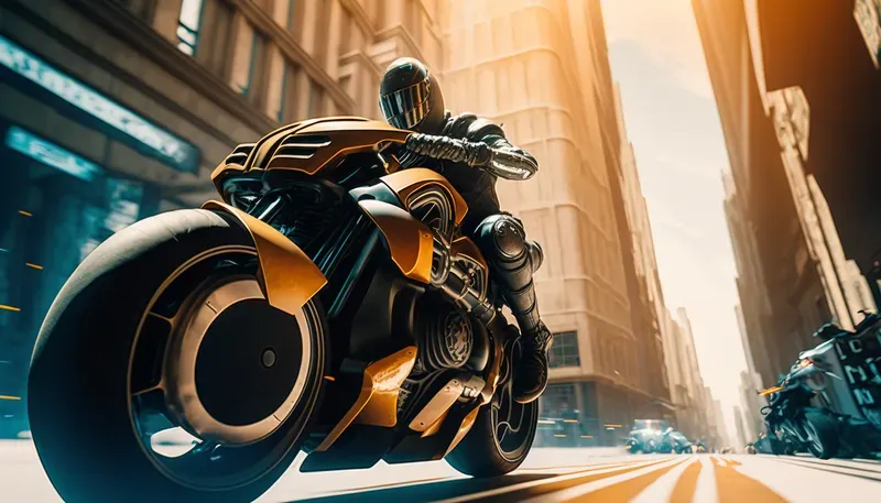 Futuristic Transport Vehicles In Cities