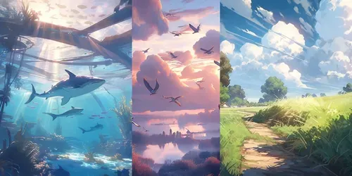 Mystic Sceneries generated by midjourney