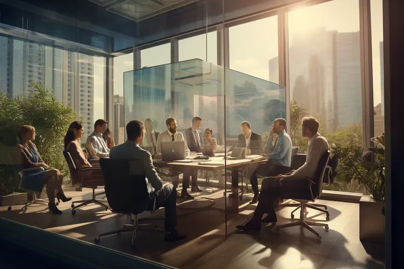 Corporate Business People Stock Photo
