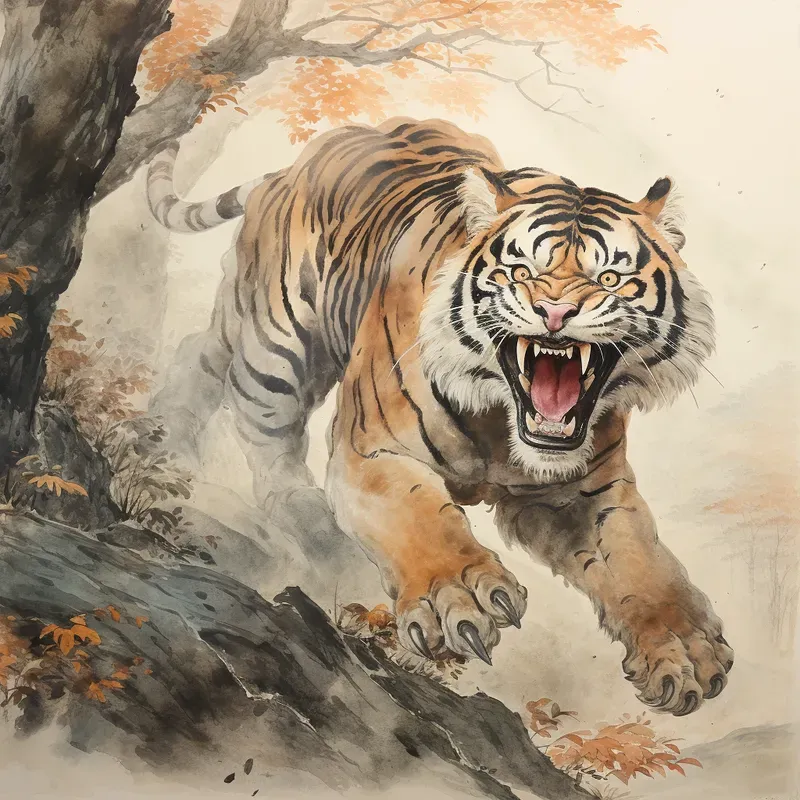 Watercolored Creature Painting