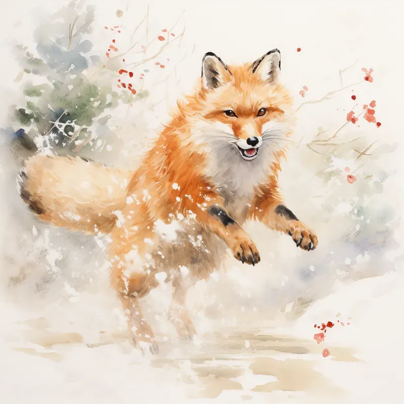 Watercolored Creature Painting